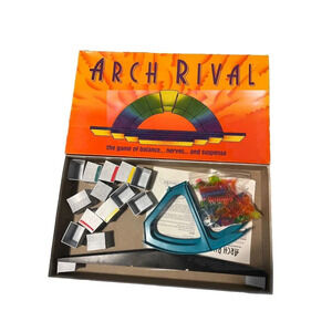 ARCH RIVAL Game Balance Nerves Suspense 100% COMPLETE! EUC 1992 Parker Brothers